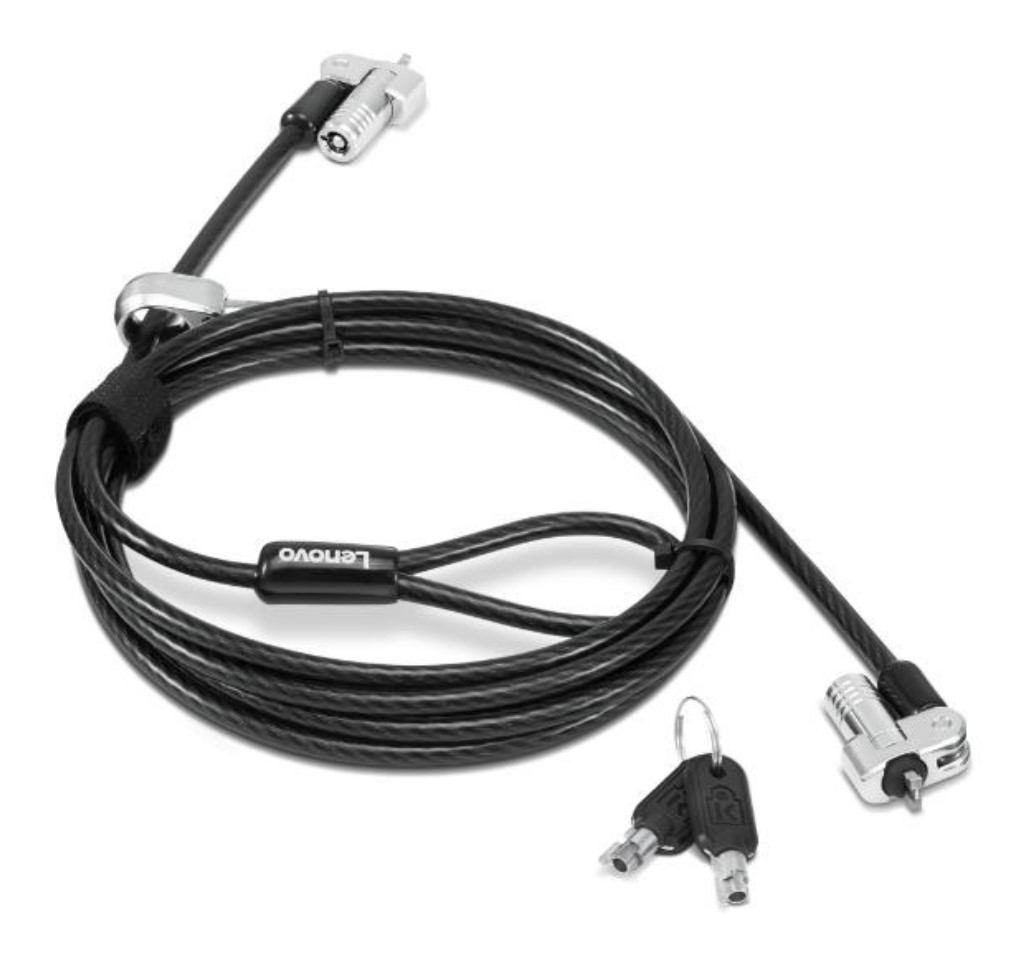 【新品/取寄品/代引不可】Lenovo Kensington NanoSaver ツインヘッド ケーブルロック(マスターキー対応) 4XE1B81918