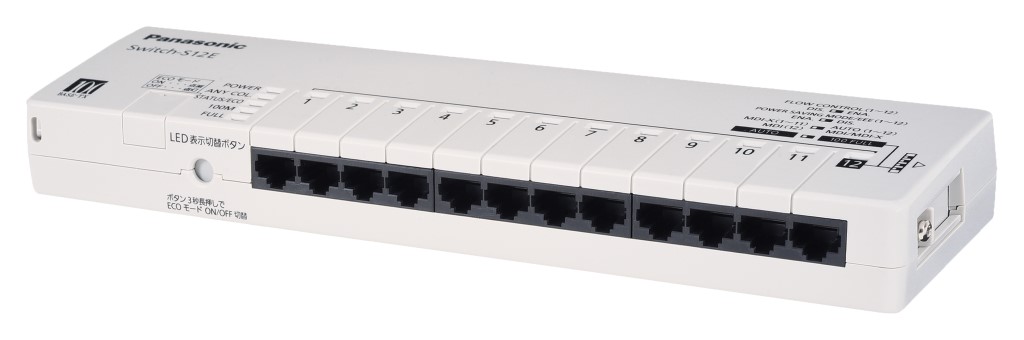 【新品/取寄品】Panasonic Switch-S12E PN211207 サテングレー レイヤ2スイッチングハブ パナソニック