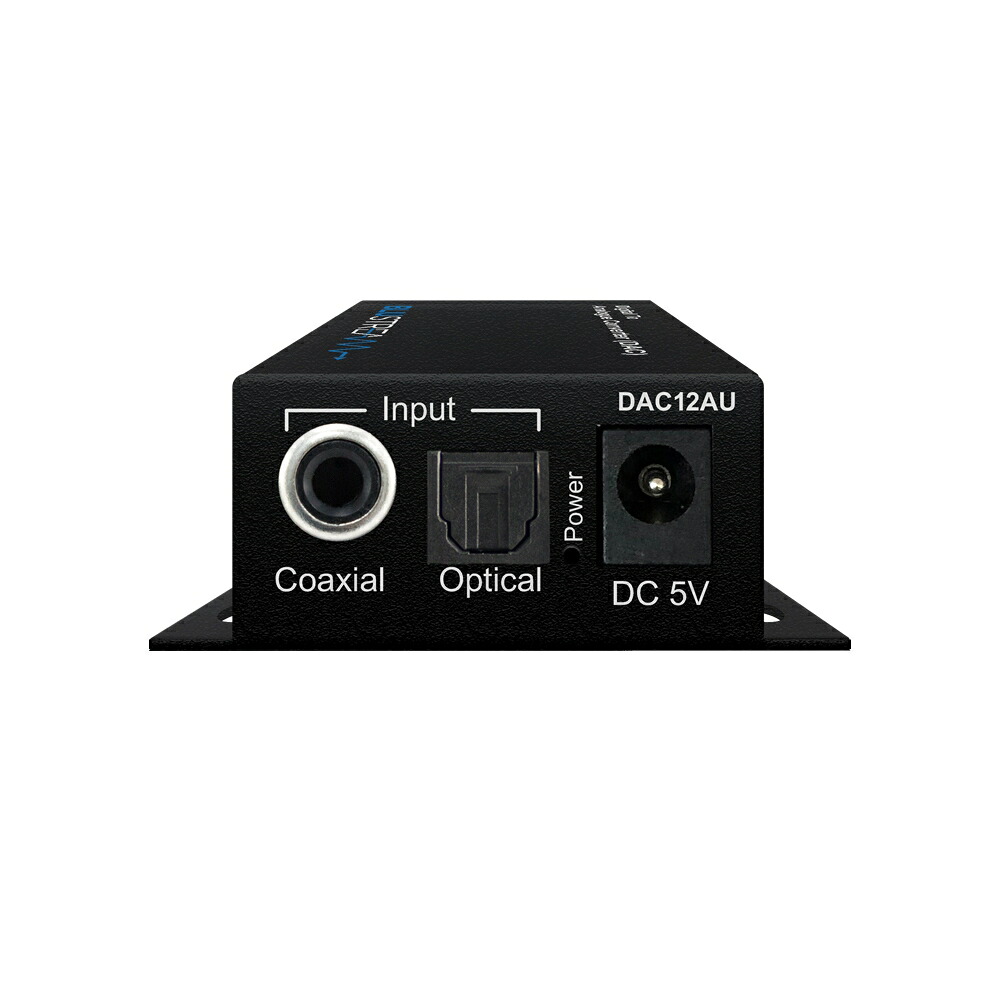 【新品/取寄品/代引不可】Blustream デジタル/アナログオーディオコンバータ DAC12金