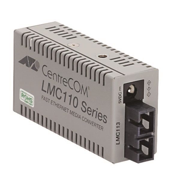 【新品/取寄品/代引不可】CentreCOM LMC113-Z5 [100BASE-TXx1、100BASE-FX SMF2心(SC)x1、50℃相応う(持参判定基準保護すること5年付)] 0417RZ5