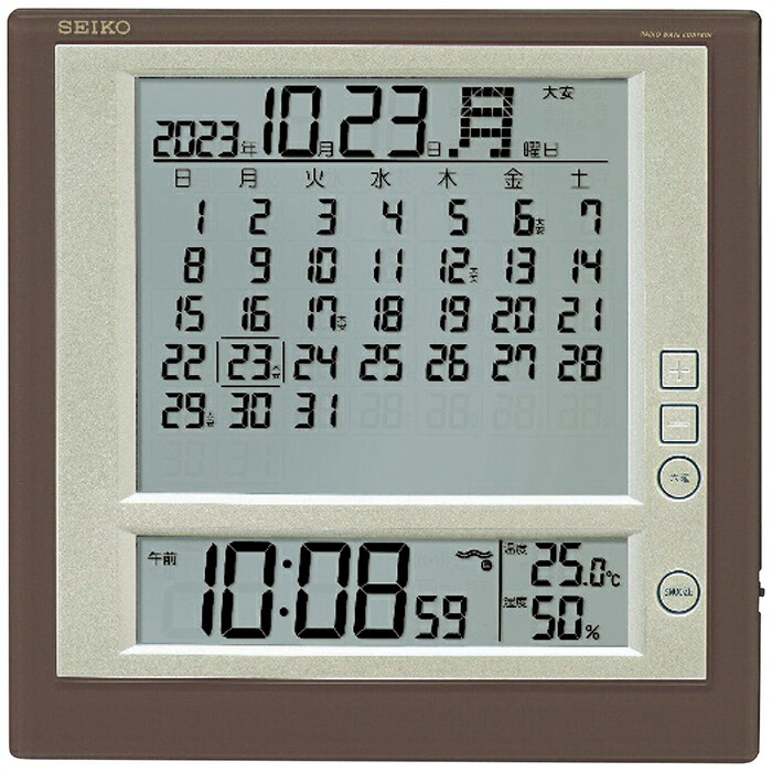 【新品/取寄品/代引不可】【カタログ商品】セイコークロック セイコー 電波目覚まし時計