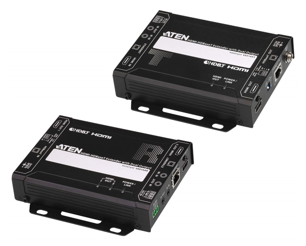 【新品/取寄品/代引不可】HDMIツイストペアケーブルエクステンダー(リモート2最終生産物相応う) VE814A/ATEN
