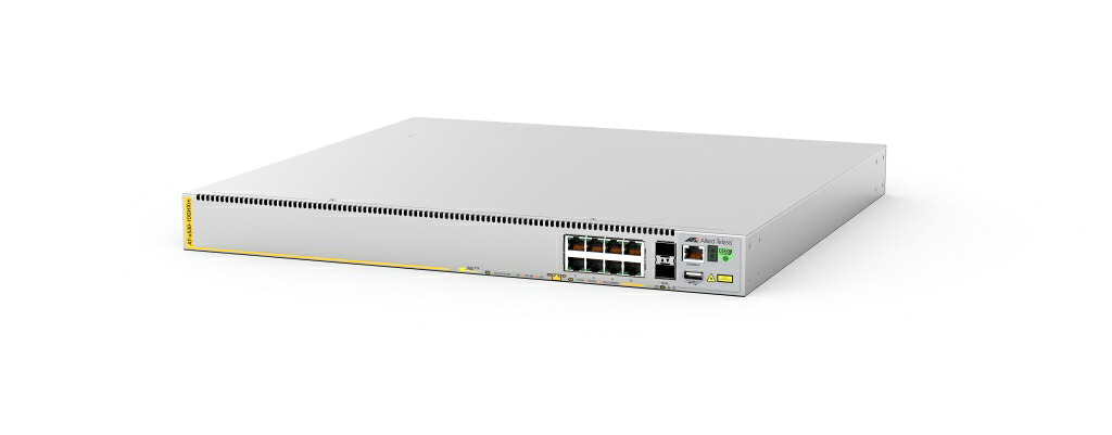 【新品/取寄品/代引不可】AT-x530-10GHXm[100/1000/2.5G/5GBASE-Tx8(PoE-OUT)、SFP/SFP+拡張スロットx2] 4783R