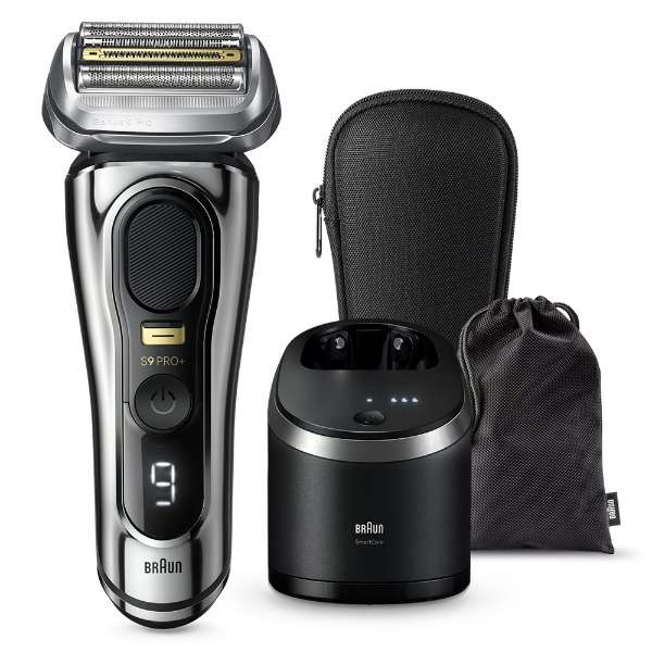 BRAUN 赤銅色 電動電気かみそりつづき物9 9566竓-V しろがね色 4枚刃 AC100V-240V 新品 メンズ電気かみそり