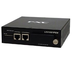 【新品/取寄品/代引不可】10BASE-T/100BASE-TX/1000BASE-T/IEEE802.3af/at相応う PoEインジェクタ LEX1001PEH