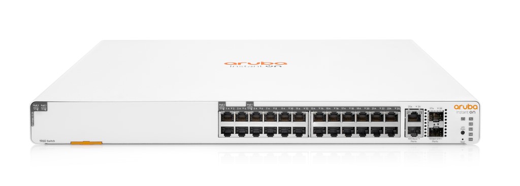 【新品/取寄品/代引不可】HPE Networking Instant On 1960 24G 20p Class4 4p Class6 PoE 2XGT 2SFP+ 370W Switch JL807A#ACF| Outlet Plaza