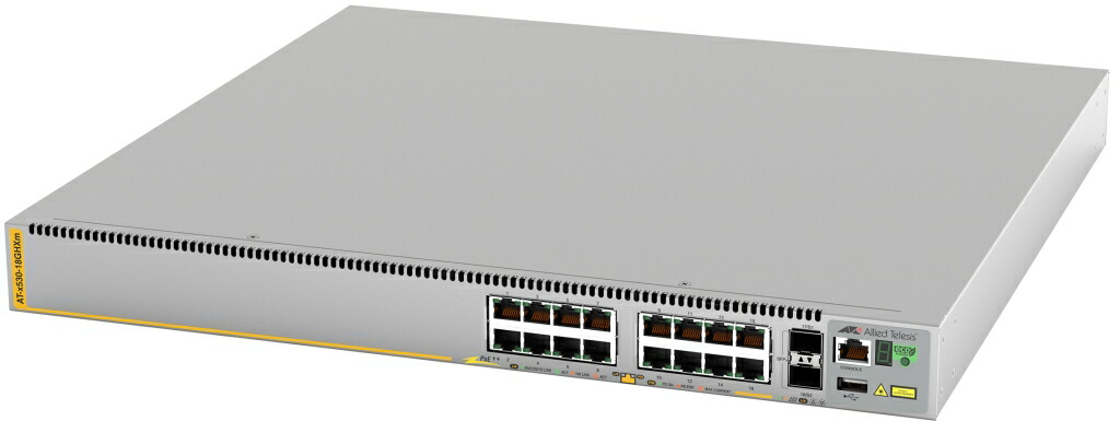 【新品/取寄品/代引不可】AT-x530-18GHXm-Z7[100/1000/2.5G/5GBASE-Tx16(PoE-OUT)、SFP/SFP+拡張スロットx2(配達判定基準保護すること7年付)] 4784RZ7