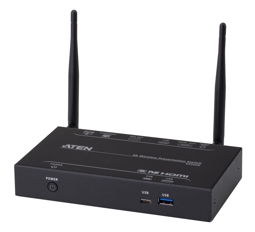 【新品/取寄品/代引不可】4Kワイヤレスプレゼンスイッチャー VP2020/ATEN