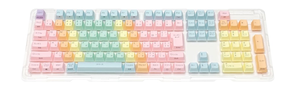 楽天市場】FILCO Macaron Keycap Set カラフルな配色キーキャップ 日本
