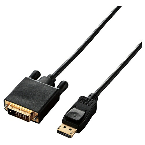 【新品/取寄品/代引不可】変換ケーブル/DisplayPort-DVI/2.0m/ブラック CAC-DPDVI20BK