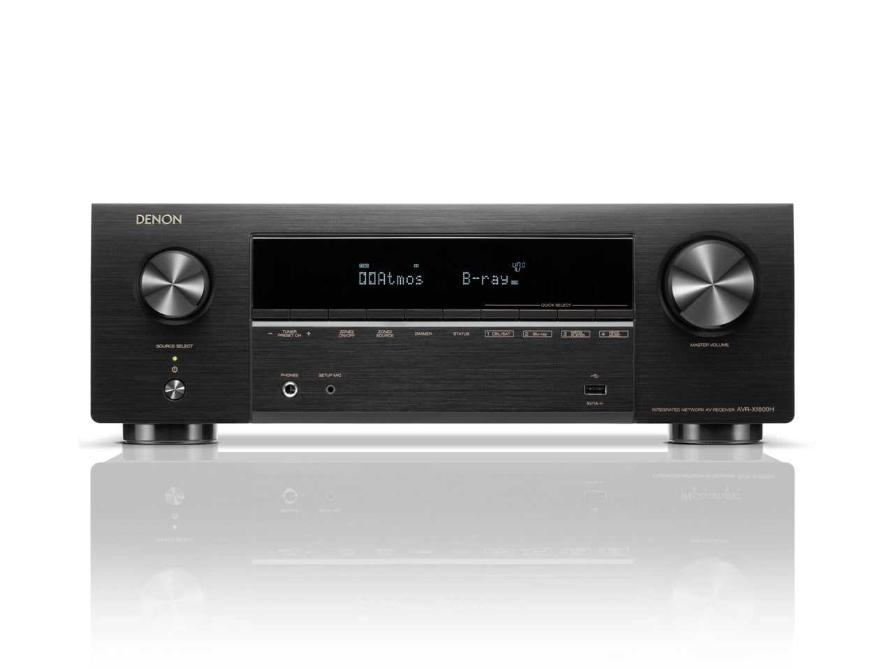 【新品/取寄品】DENON 7.2ch AVサラウンドレシーバー AVR-X1800H-K ブラック デノン 44,881円