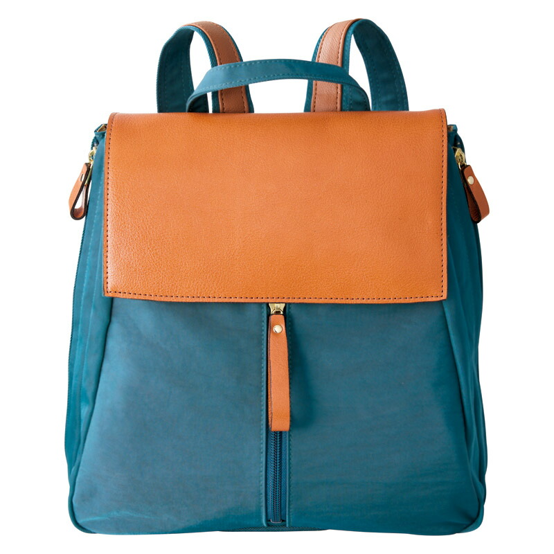 牛革付属ナイロンリュックブルー 4113-10A(代引不可)【送料無料】 楽天市場】牛革付属ナイロンリュック（ブルー） 4113-10A人気 おすすめ