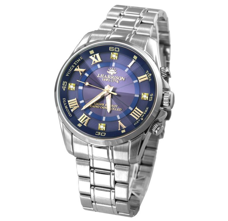 楽天市場】J.HARRISON ソーラー電波 ウォッチ 腕時計 男性