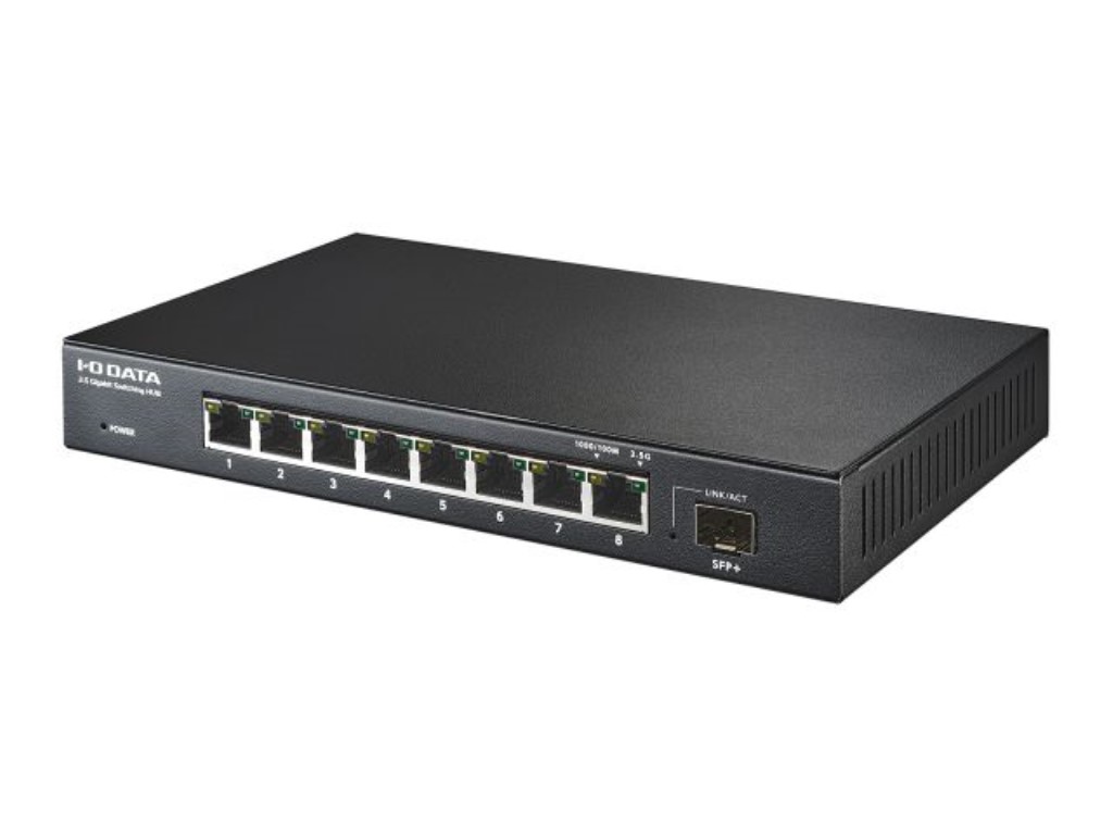 【新品/取寄品/代引不可】10G対応SFP+搭載2.5Gアンマネージスイッチングハブ 8ポート BSH-QG08