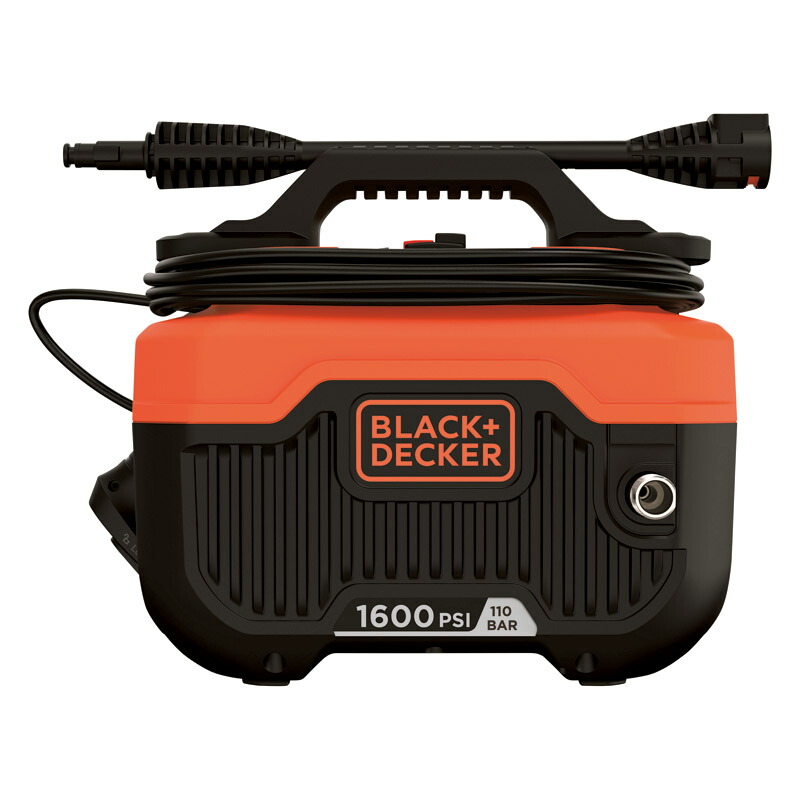 BLACK+DECKER 1600 PSI 高圧洗浄機本体 BLACK+DECKER 1600 MAX psi 1.2 gpm Corded Electric Cold Water