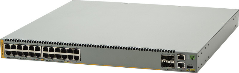 【新品/取寄品/代引不可】AT-x930-28GPX [10/100/1000BASE-Tx24(PoE-OUT)、SFP+拡張スロットx4] 1620R