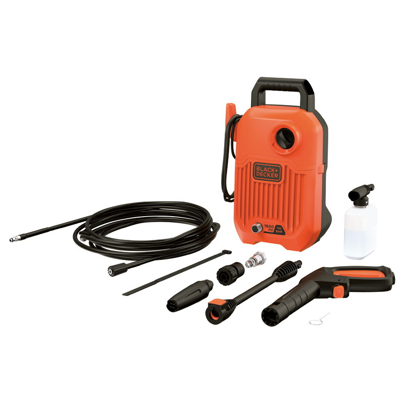 BLACK+DECKER 1200W 高圧洗浄機 コンパクトウォッシュ BLACK+DECKER 1200W 高圧洗浄機 コンパクトウォッシュ | 人気の
