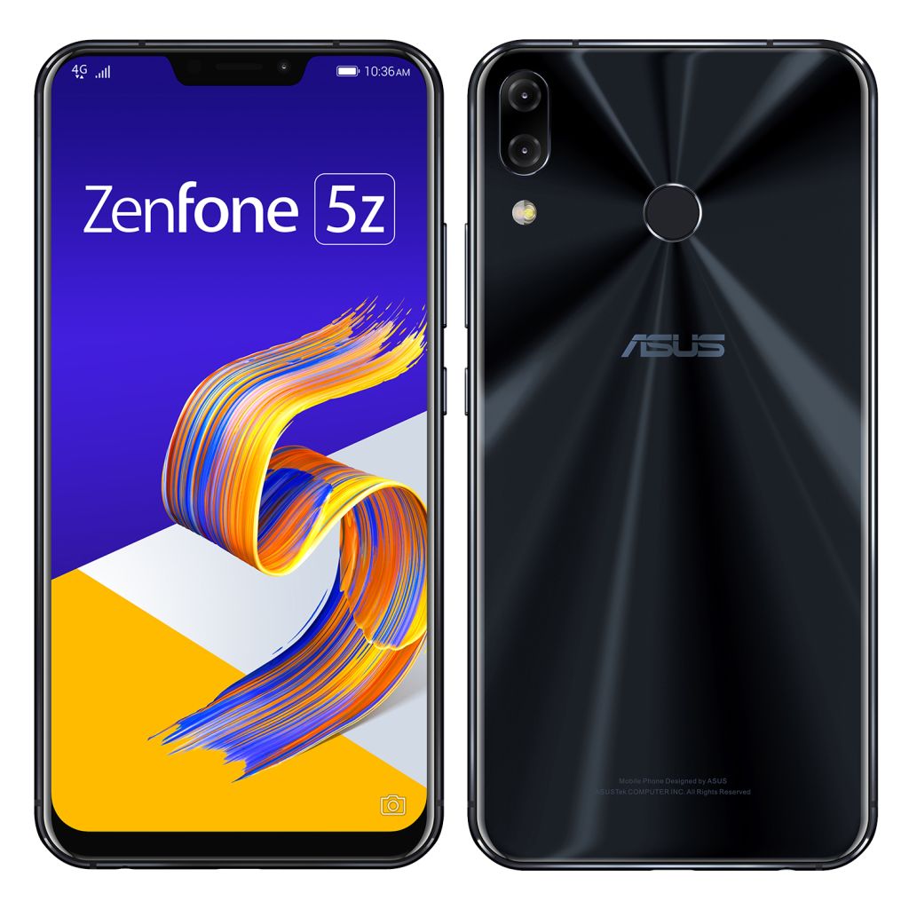ZenFone 5Z SIMフリー [シャイニーブラック] スマートフォン ZS620KL-BK128S6