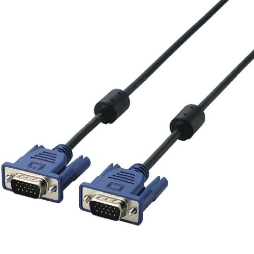 【新品/取寄品/代引不可】RoHS対応D-sub15ピン(ミニ)ケーブル/ノーマル/20m/ブラック CAC-L20BK/RS
