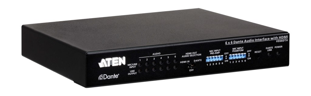【新品/取寄品/代引不可】6インプット6最終生産物Danteオーディオ界面(HDMI相応う) VE66DTH/ATEN