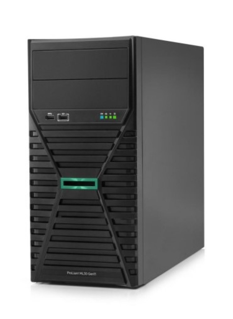 【新品/取寄品/代引不可】Smart Choice ML30 Gen11 Xeon E-2414 2.6GHz 1P4C 16GB記憶装置 4LFF MR416i-p/8GB 4結核症 SAS HDDx4 オンボード1Gbx4 500Wワット数x2ひな形 P7