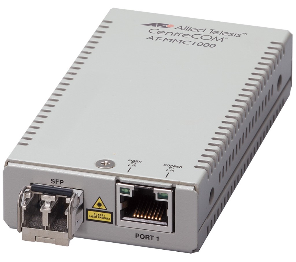 【新品/取寄品/代引不可】AT-MMC1000SX2/LC-Z5[AT-MMC1000/SP+AT-SPSX2(1000BASE-Tx1、1000BASE-X(MMF2心(LC))x1(最長2粁))(送達標準尺度保護すること5年付)] P0791Z