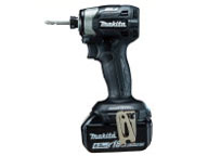 マキタ Makita 申し受ける式インパクトドライバ 黒 18V6Ah バッテリ2本 申し受ける器 入れもの付 TD173DRGXB