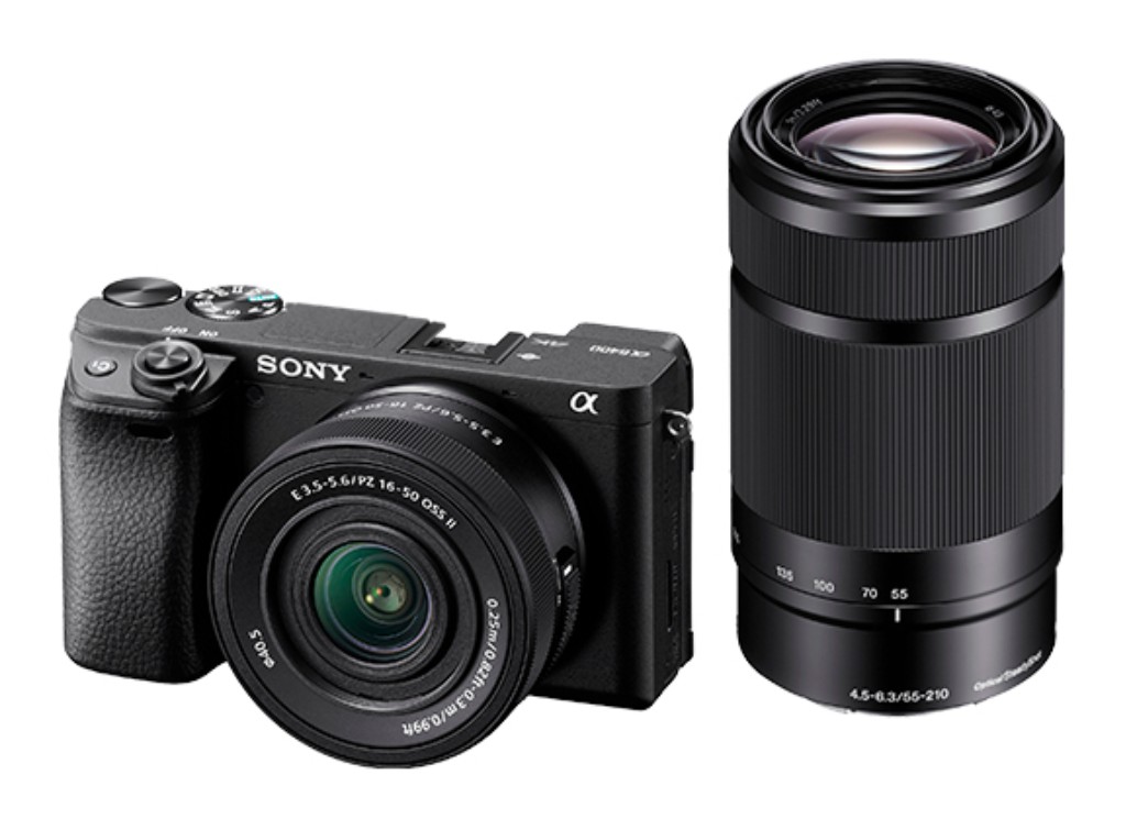 SONY α6400 ILCE-6400X ダブルズームレンズキット 黒いこと ソニー 小型・軽さ 銀鏡受け答え一眼写真機