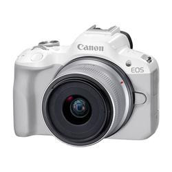 Canon EOS R50 RF-S18-45 IS STM レンズキット ホワイト ミラーレスカメラ キヤノン｜ Ｏutlet Ｐlaza