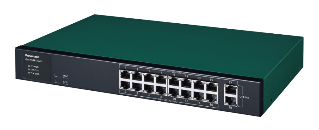 【新品/取寄品/代引不可】GA-AS16TPoE+ PN25168B5 [グリーン/ブラック]