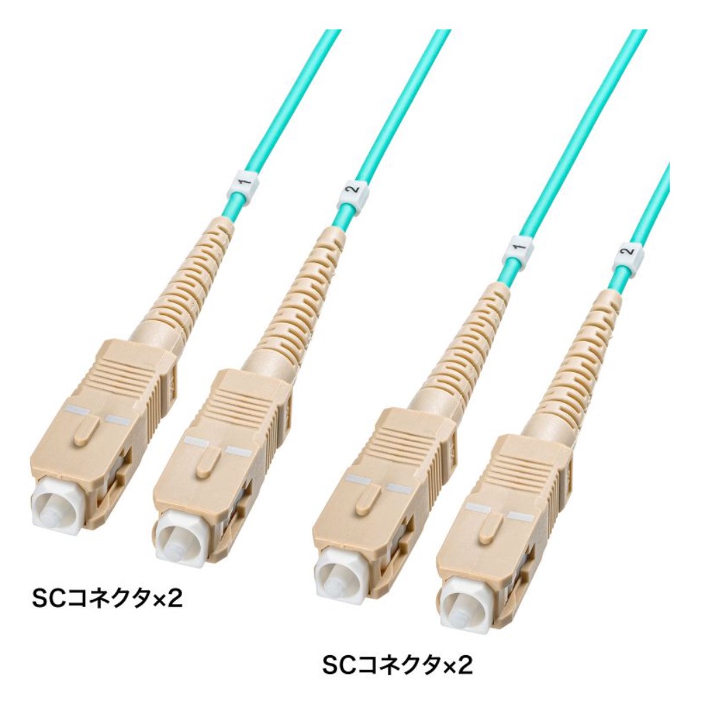【新品/取寄品/代引不可】コード集合型光ファイバケーブル(マルチ50μmOM3、両端SCx2、200m) HKB-CSOM3SCSC-200｜ Ｏutlet Ｐlaza