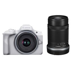 Canon EOS R50 ダブルズームキット ホワイト ミラーレスカメラ キヤノン| Outlet Plaza