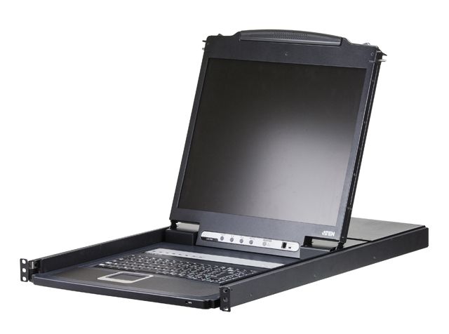 【新品/取寄品/代引不可】19インチLCD一体型8ポートKVMドロワー ショートレールキット付属 CL1308NJJS/ATEN