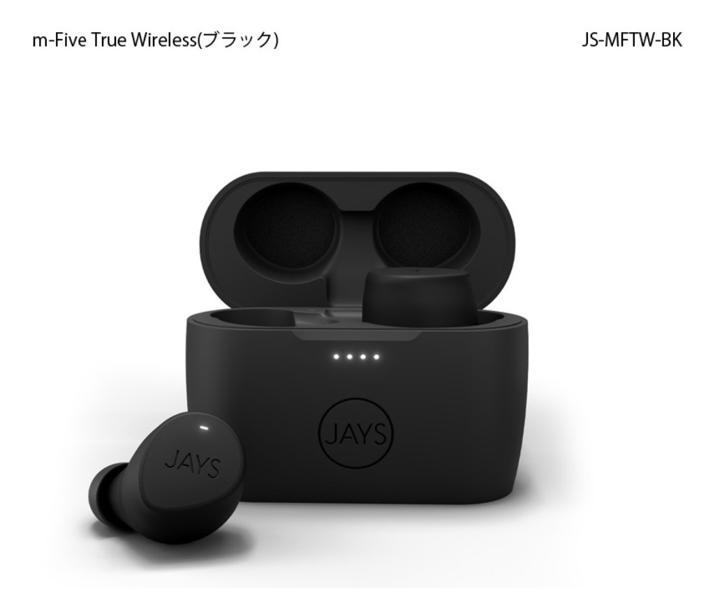 【新品/取寄品/代引不可】m-Five True Wireless(ブラック) JS-MFTW-BK