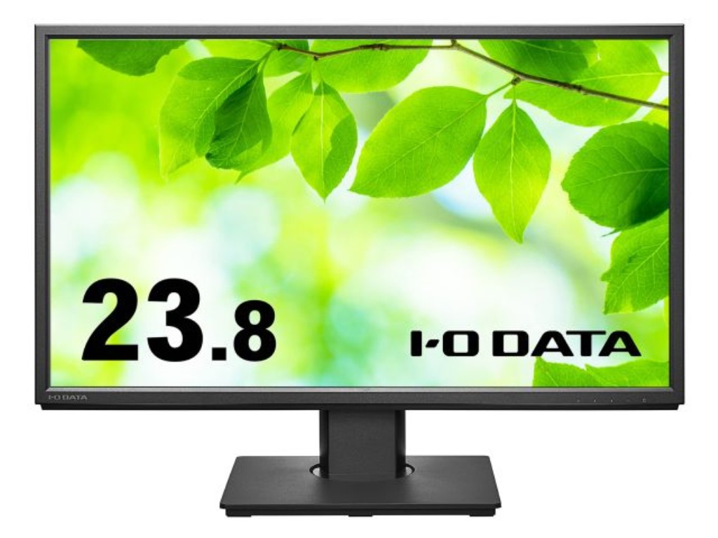 【新品/取寄品/代引不可】「5年保証」フリースタイルスタンド\u0026広視野角ADSパネル採用23.8型ワイド液晶 抗菌 黒 LCD-DF241EDB-F-AG