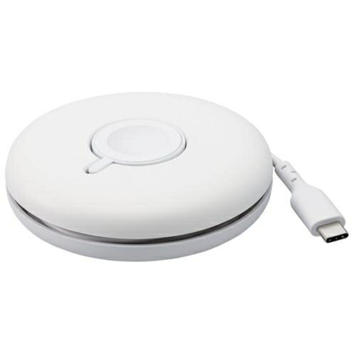 【新品/取寄品/代引不可】Apple Watch磁気充電ケーブル/高速充電対応/スタンドタイプ/USB Type-C/ホワイト MPA-AWSTCQWH