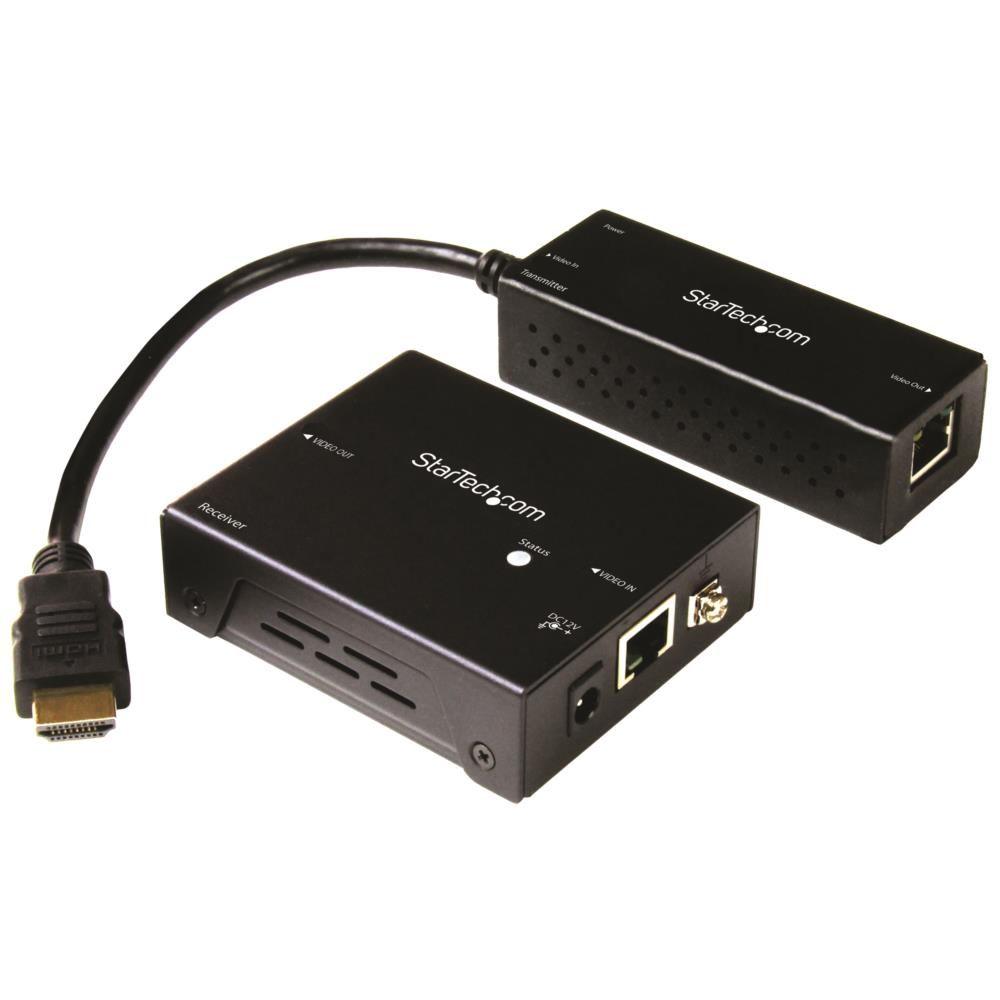 【新品/取寄品/代引不可】HDMIエクステンダー押しひろげる器 パウダーコンパクト変速機機 HDBaseT判定基準相応う 4K UHD相応う 最大限度70m押しひろげる Cat5e有線テレビ当て嵌める ST121HDBTDK