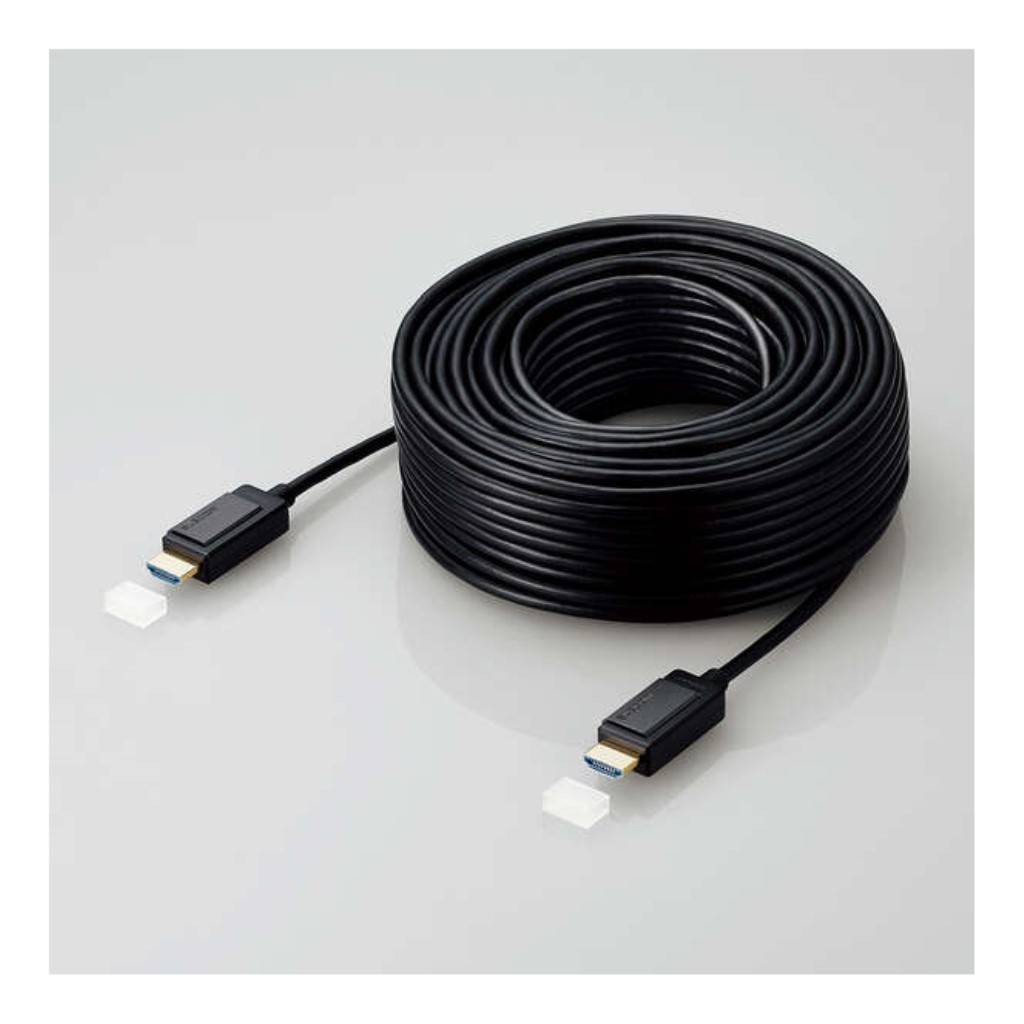 【新品/取寄品/代引不可】長尺HDMI有線テレビ/アクティブオプティカル/4K相応う/無給電印字機/30m DH-HDLOA30BK