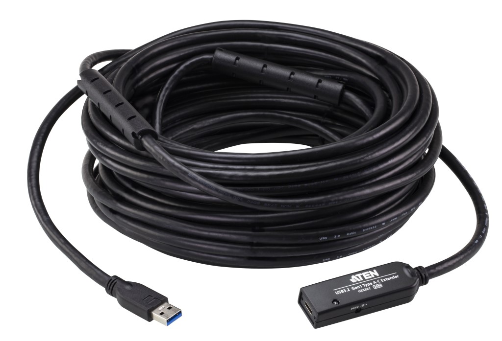 【新品/取寄品/代引不可】20M USB 3.2 Gen 1 エクステンダーケーブル UE332C/ATEN