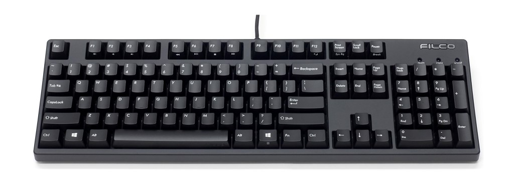 【新品/取寄品】Majestouch 3 フルサイズ PBT2色成形キーキャップ 英語配列 CHERRY MX茶軸 FKBN104M/EMB3