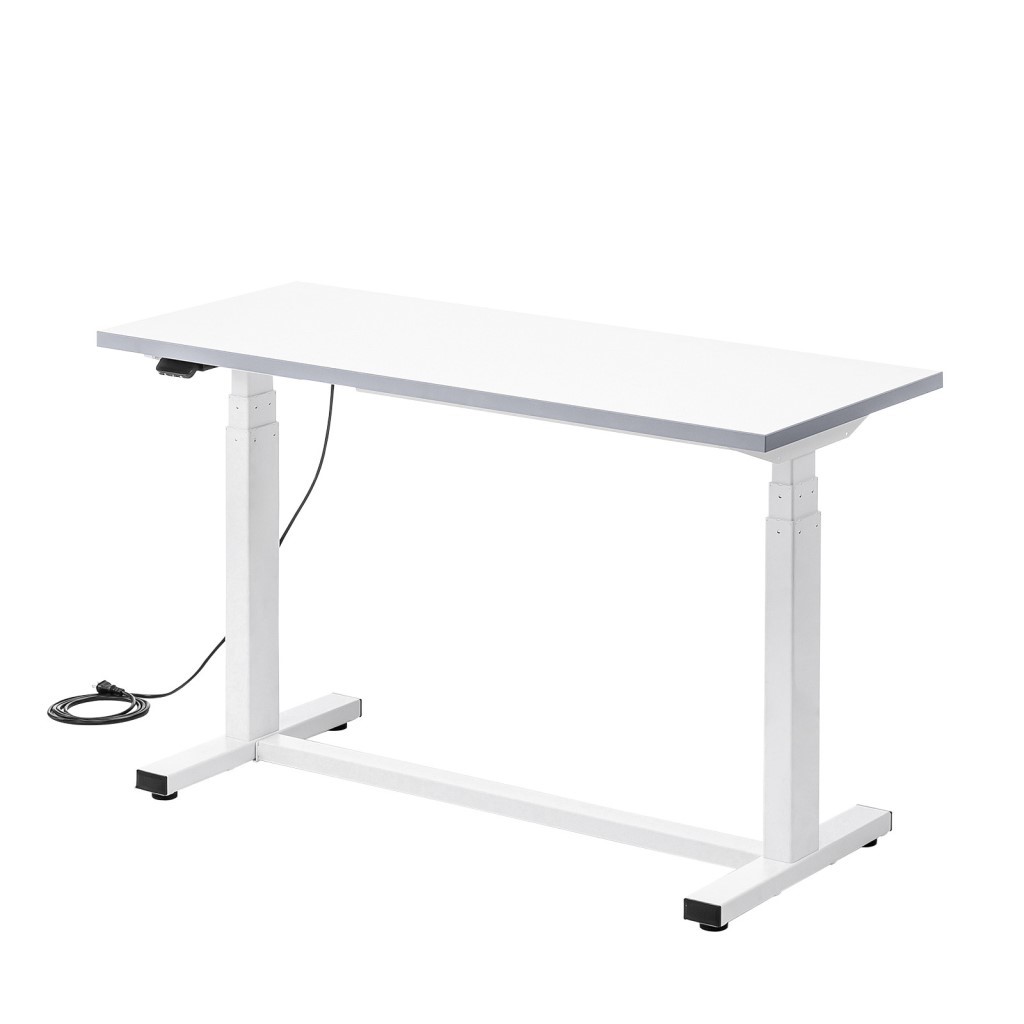 【新品/取寄品/代引不可】＜別途送料＞電動昇降作業台(天板：メラミン化粧板) ERD-WDKM12050W｜ Ｏutlet Ｐlaza
