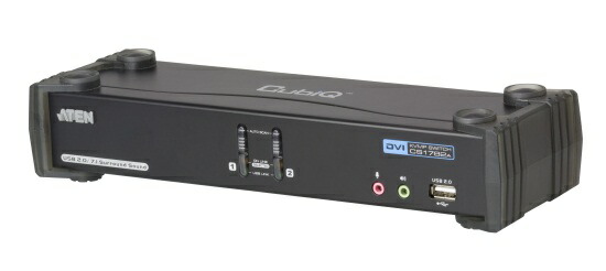 【新品/取寄品/代引不可】2ポートデュアルリンクDVI対応KVMPスイッチ CS1782A/ATEN| Outlet Plaza