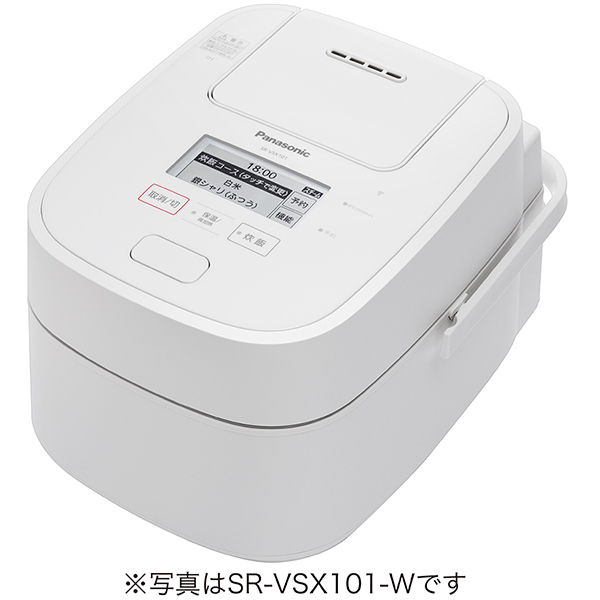 激安通販専門店 Panasonic SR-VSX181-W スチーム 可変圧力IHジャー炊飯