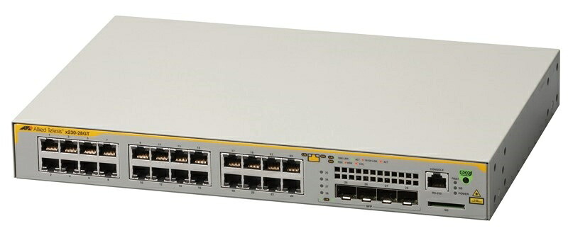 【新品/取寄品/代引不可】AT-x230-28GT-N7観念的[10/100/1000BASE-Tx24、SFP拡張スロットx4(送達標準尺度保護すること7年付)] 3278RN7