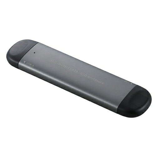 【新品/取寄品】USB3.2(Gen2)対応M.2 NVMe SSDケース/Type-C対応/直挿し LGB-PNVSUAC