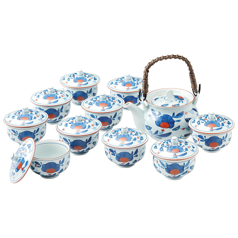 【新品/取寄品】【特選商品2】有田焼松幸窯古代万歴10客番茶器揃007-027M| Outlet Plaza