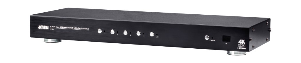 【新品/取寄品/代引不可】4入力HDMIスイッチャー(デュアル出力、4K60p対応) VS482B/ATEN| Outlet Plaza