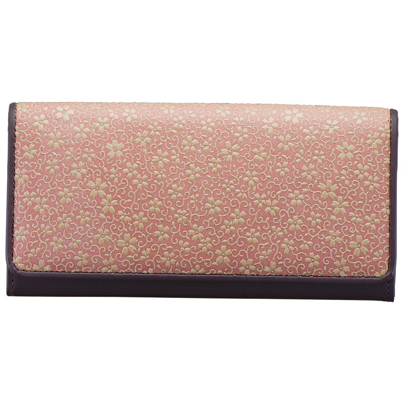 楽天市場】草木染め印伝ボタン柄長財布 レッド DRS3100-04 : ギフトの