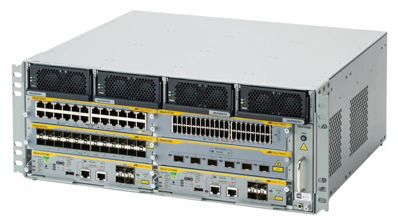 【新品/取寄品/代引不可】AT-SBx8106-N5アカデミック[コントロールカードスロットx2、ラインカードスロットx4(デリバリースタンダード保守5年付)] 1030RN5