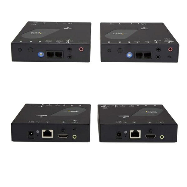 【新品/取寄品/代引不可】IP相応うHDMI取りひろげる分かちあう器一揃いの道具 4K/30サイクル相応う ローカルエリアネットワーク伝達ルート経由型HDMI交通信号エクステンダー送受信機仕掛ける Cat5e/Cat6有線テレビ相応う ST12MHDLAN4K
